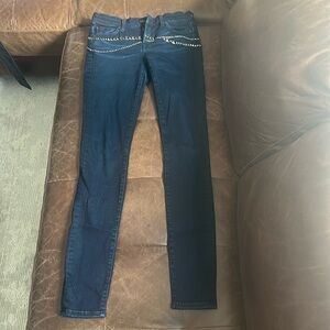 7 For All Mankind Gwenevere Studded Skinny Jeans